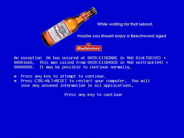 Фото BSOD